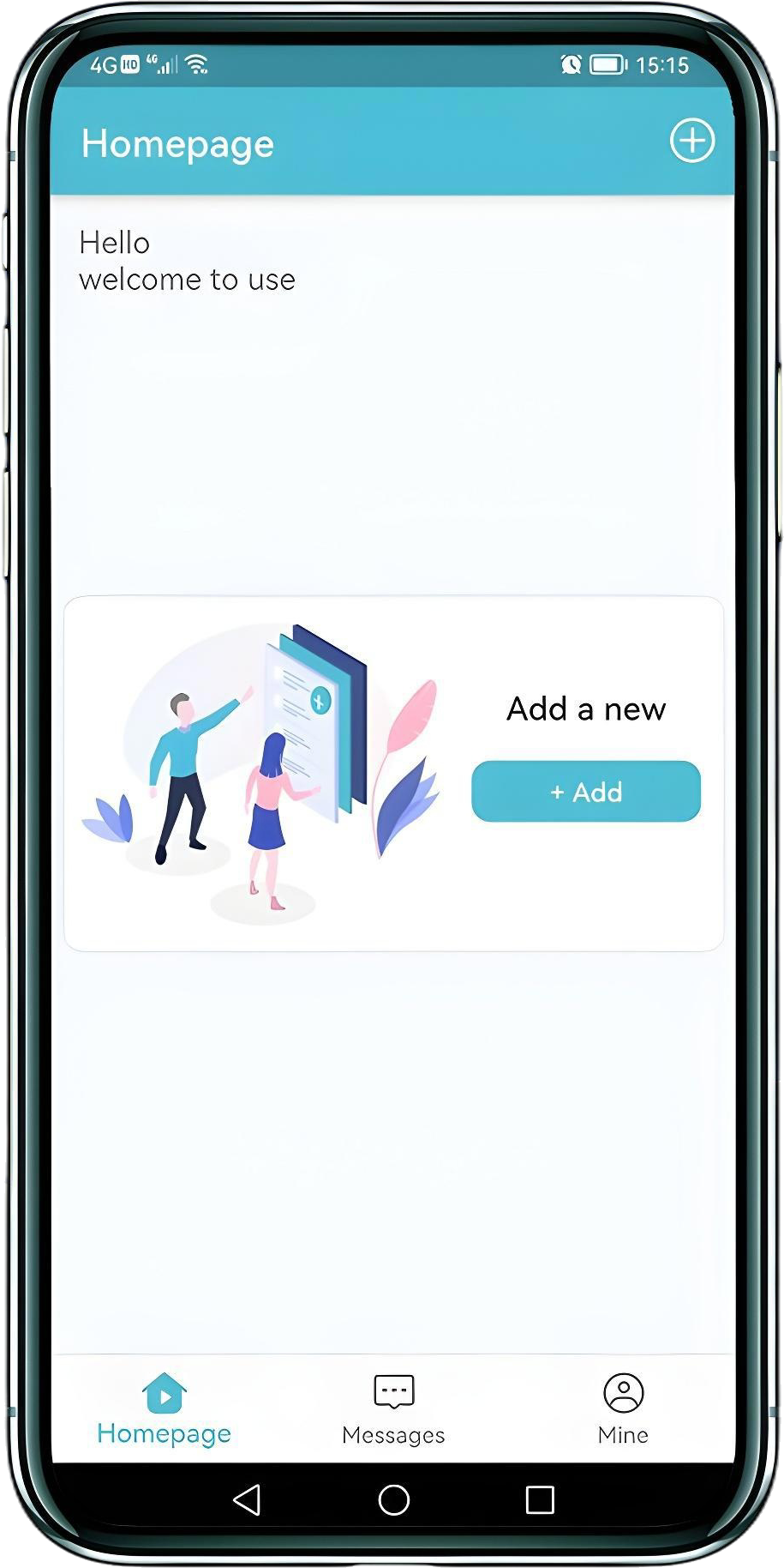 App preview on phone